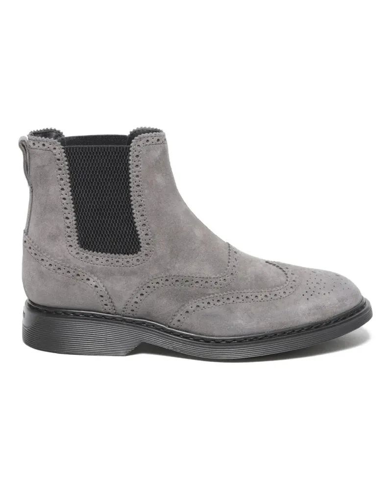 Hogan Stiefel Beatles Model Ankle Boot grau Grau