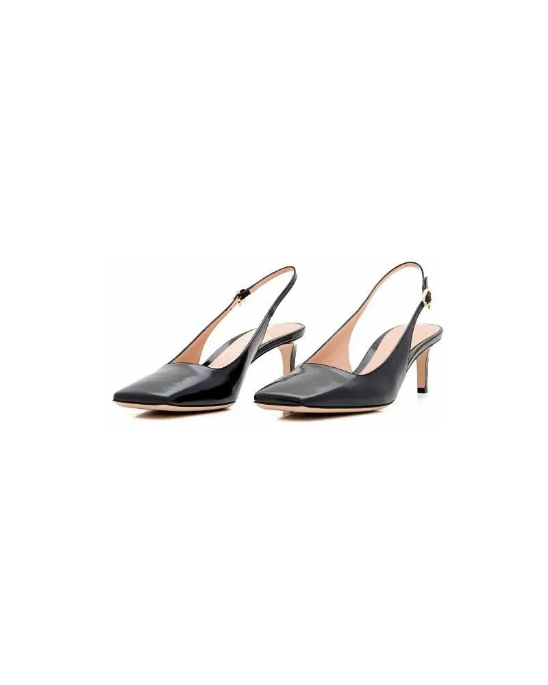 Gianvito Rossi Hohe Schuhe Nuit Heel Sling-Back schwarz Schwarz