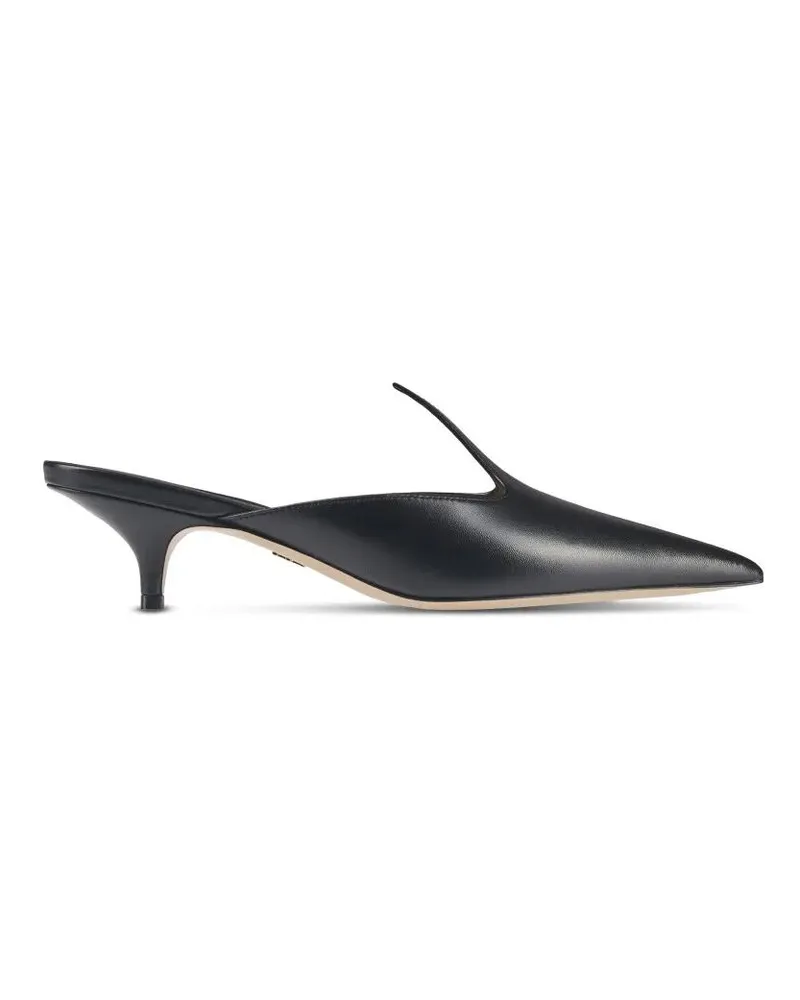 Ferragamo Hohe Schuhe Pointed Toe Pumps With Unique Cut-Out Design schwarz Schwarz