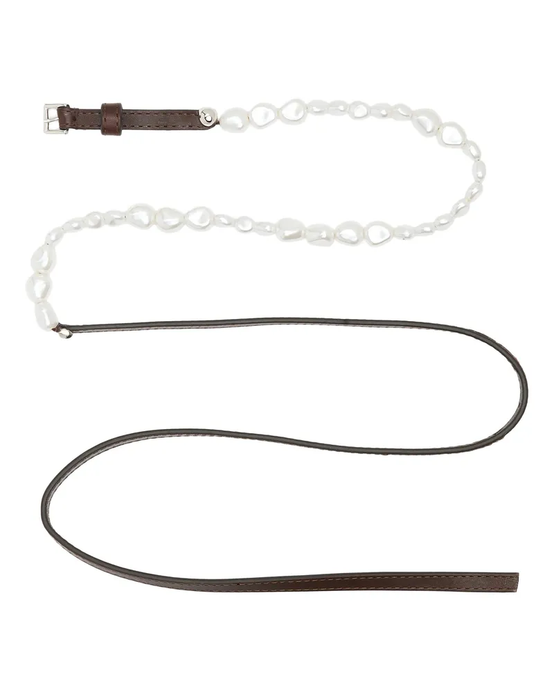 Dorothee Schumacher Gürtel PEARL PERFECTION pearl stud be braun Braun