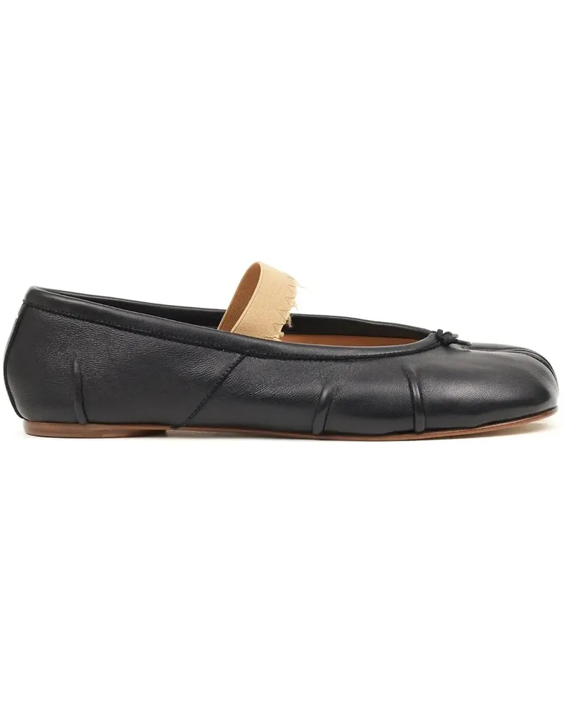 Maison Margiela Ballerinas Tabi Ballerina Flat Elastic Band Black schwarz Schwarz
