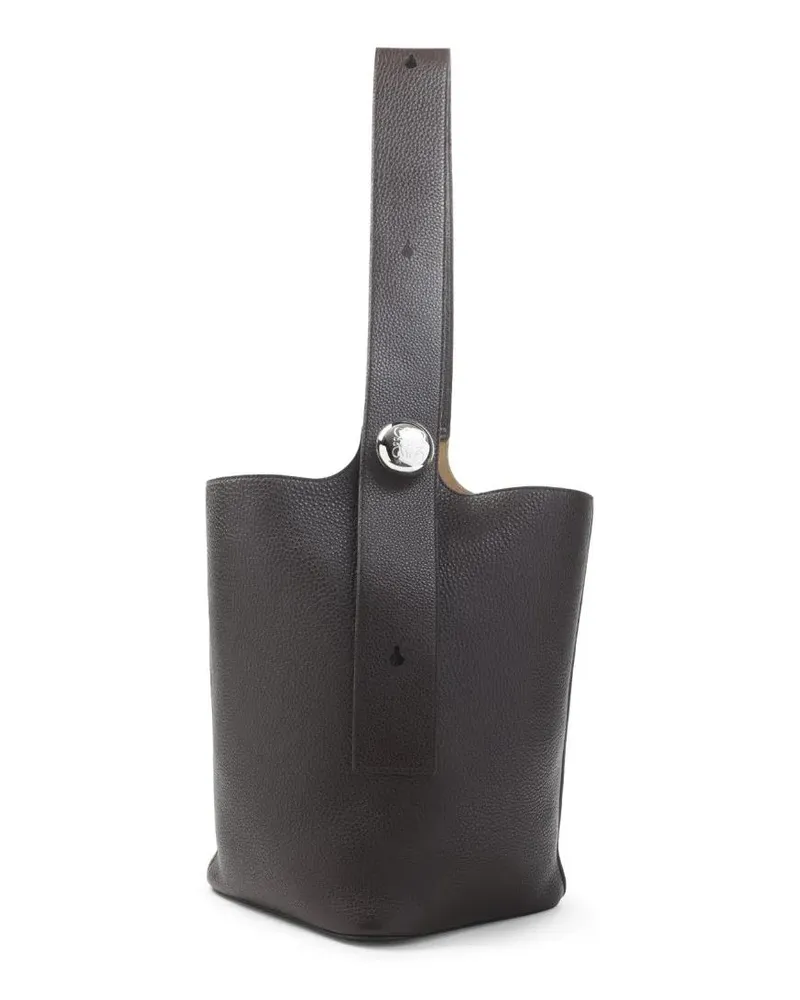 Loewe Beuteltaschen Pebble Large Bucket Bag schwarz Schwarz