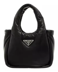 Prada Satchel Bag Mini Padded Nappa Handbag Schwarz