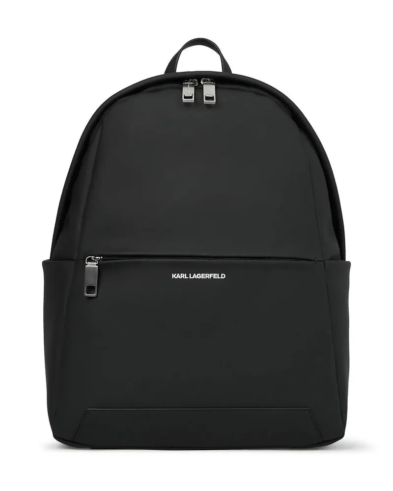 Karl Lagerfeld Rucksäcke Rucksack mit minimalistischem Logo schwarz Schwarz