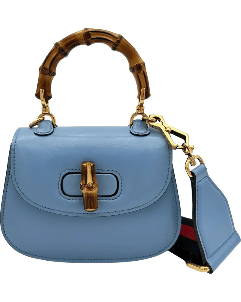 Gucci Crossbody Bags  Mini Bamboo - Blue blau Blau