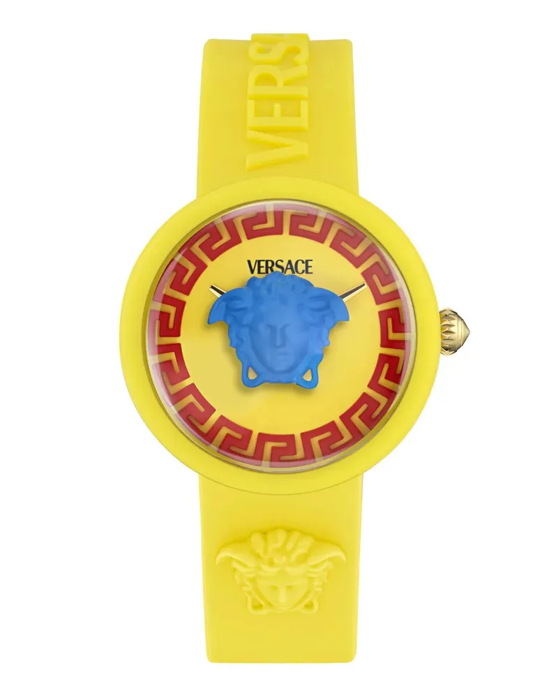Versace Uhren Quarz-Analoguhr Medusa Pop Kids yellow Gelb