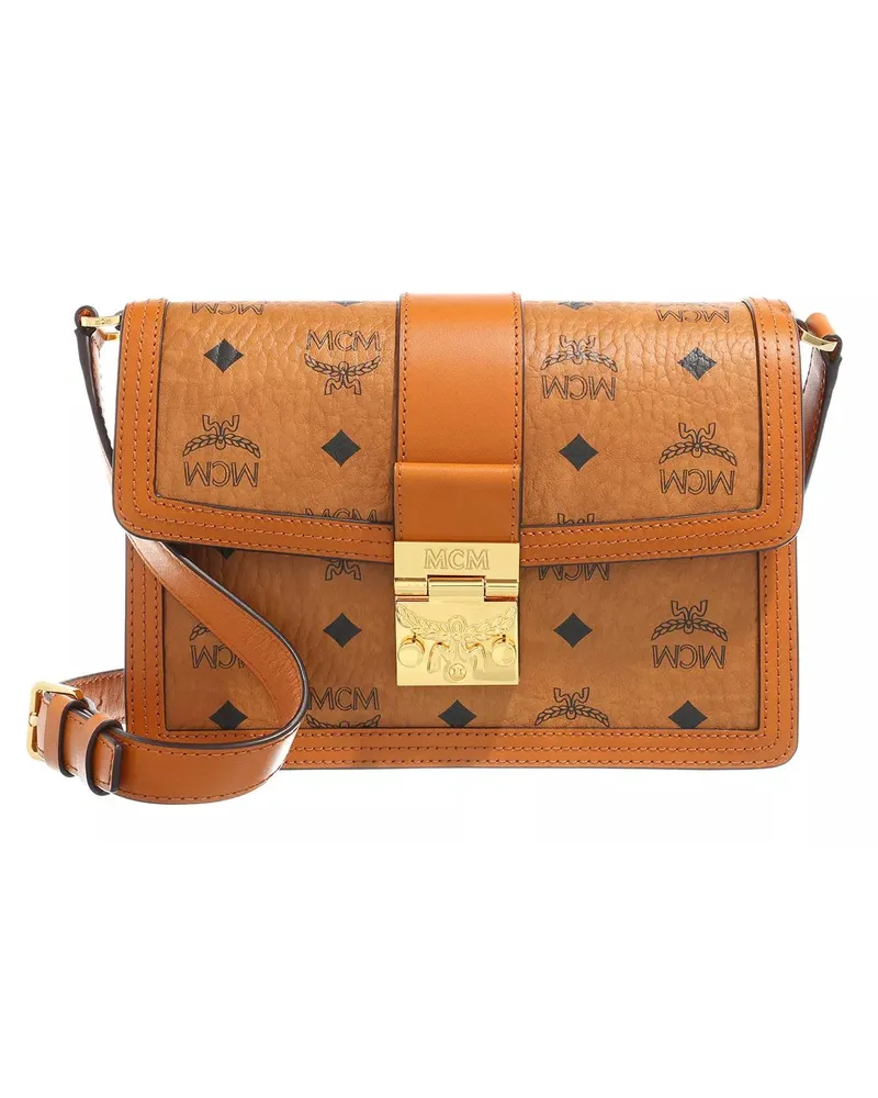 MCM Crossbody Bags Tracy Visetos Shoulder Small cognacbraun Cognacbraun