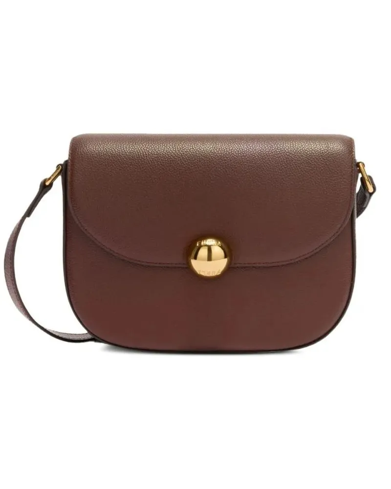 Furla Hobo Bags Compact Structured Shoulder Bag grau Grau