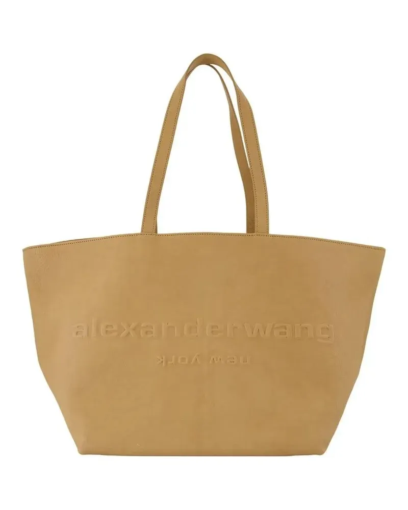 Alexander Wang Shopper & Totes Punch Shopper Bag - Leather - Beige beige Beige