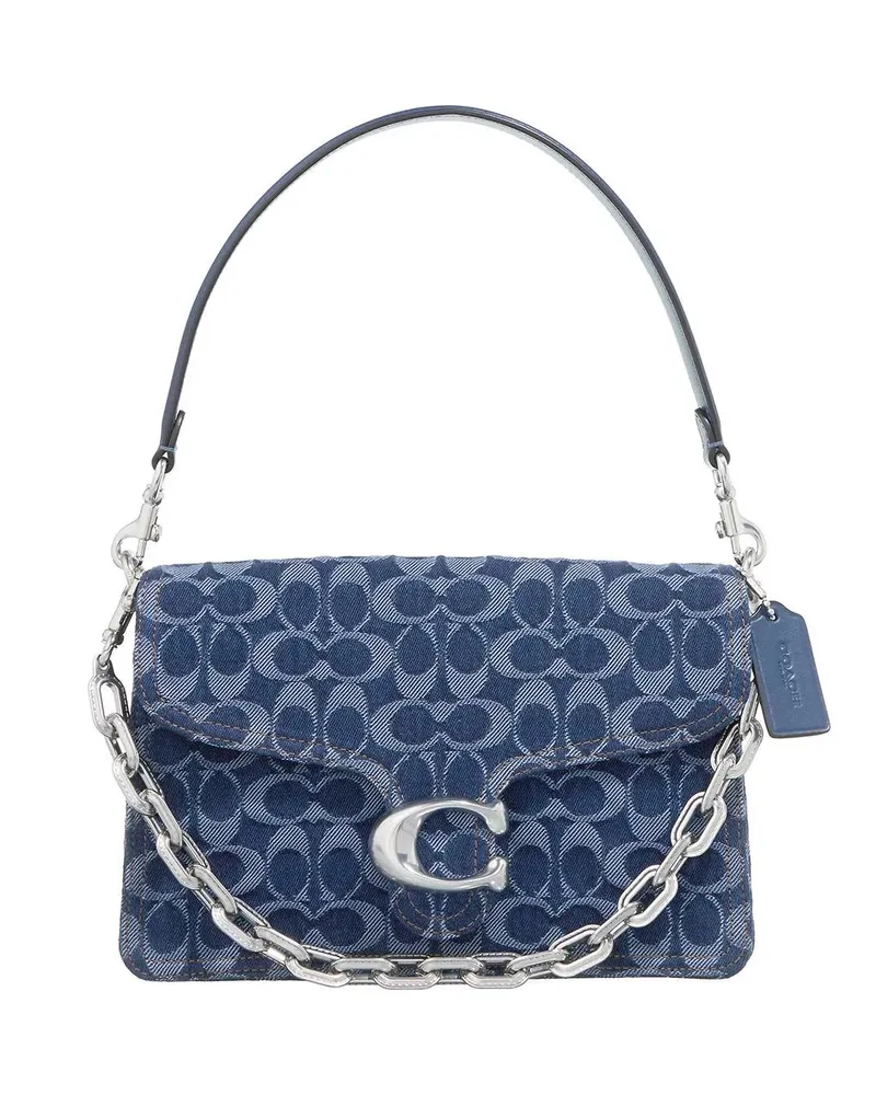 Coach Hobo Bags Wsh Dnm Chain Tabby;Lh/Rhy blau Blau