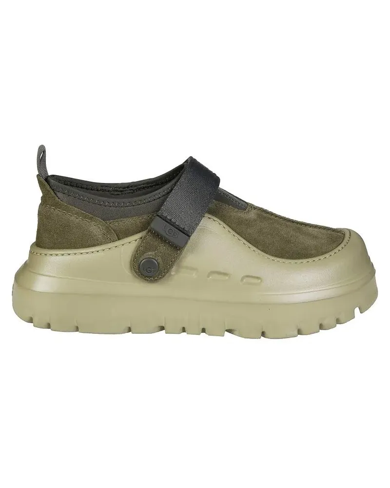 UGG Loafer Low-Cut Utility Shoes With Red Sole beige Beige