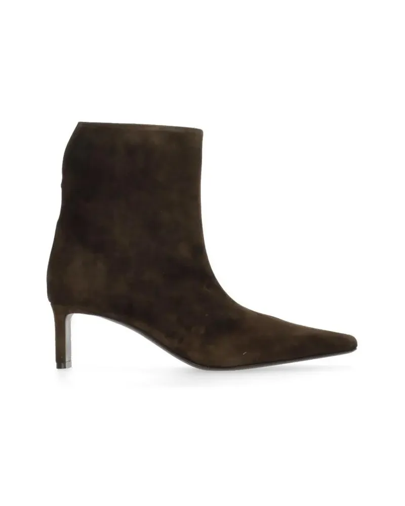 KHAITE Stiefel Brown Suede Leather Boots braun Braun