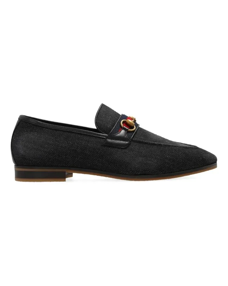 Gucci Loafer Denim Loafers schwarz Schwarz