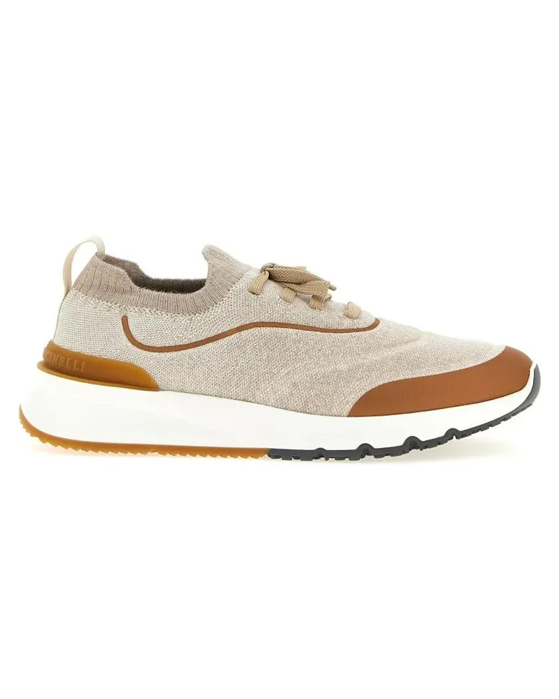 Brunello Cucinelli Low-Top Sneaker 'Runners' Sneakers beige Beige