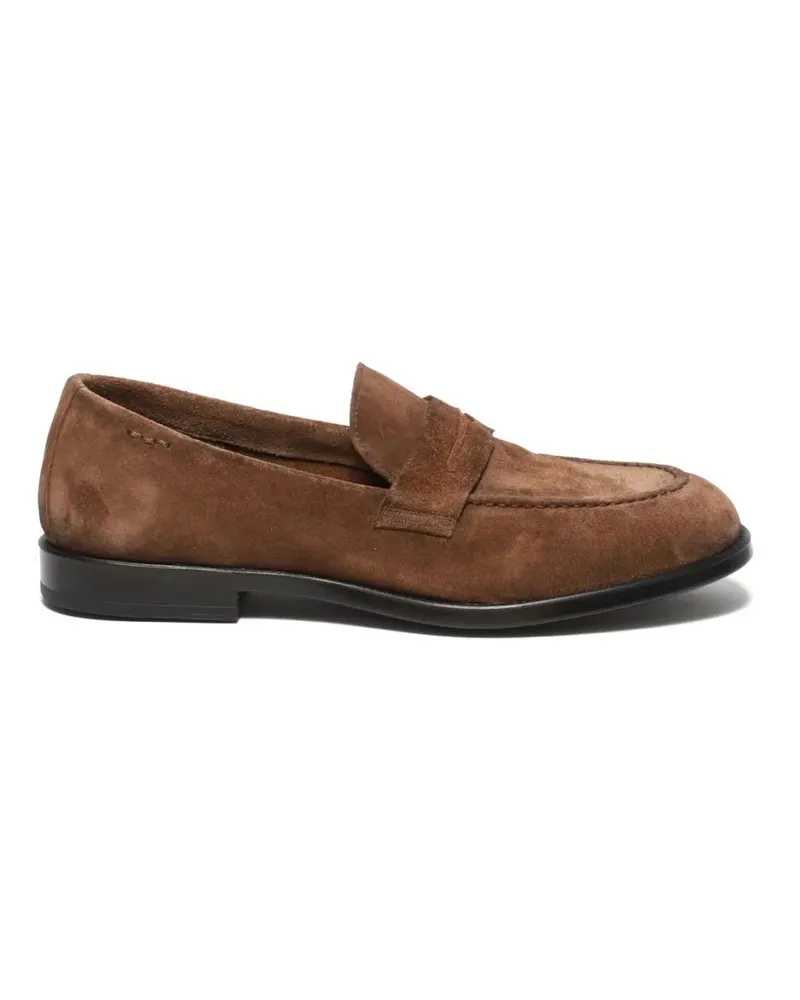 Alexander Hotto Loafer Leather Suede Moccasins braun Braun