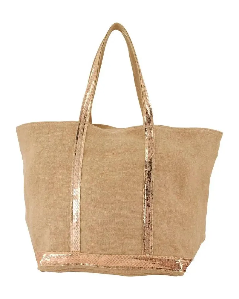 Vanessa Bruno Shopper & Totes L Zippe Shopper Bag - Linen - Pink braun Braun