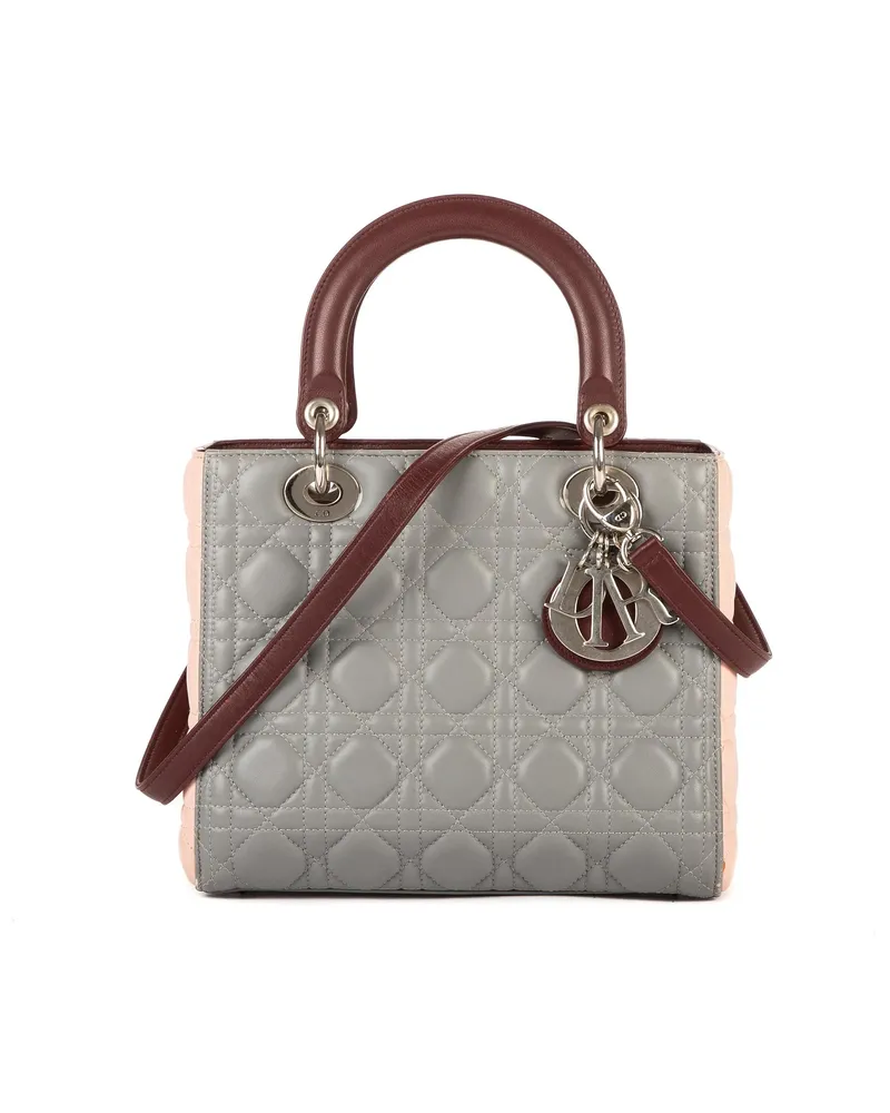 Dior Crossbody Bags Lady Dior Zip Medium grün Grün