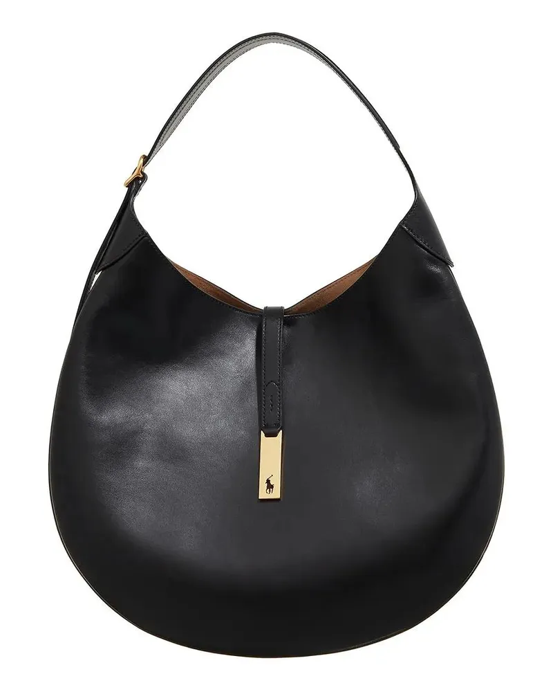 Ralph Lauren Hobo Bags P Id Shldr-Shoulder Bag-Medium schwarz Schwarz