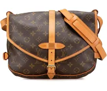 Hobo Bags Monogram Saumur 25 braun