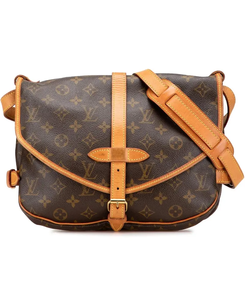 Louis Vuitton Hobo Bags Monogram Saumur 25 braun Braun