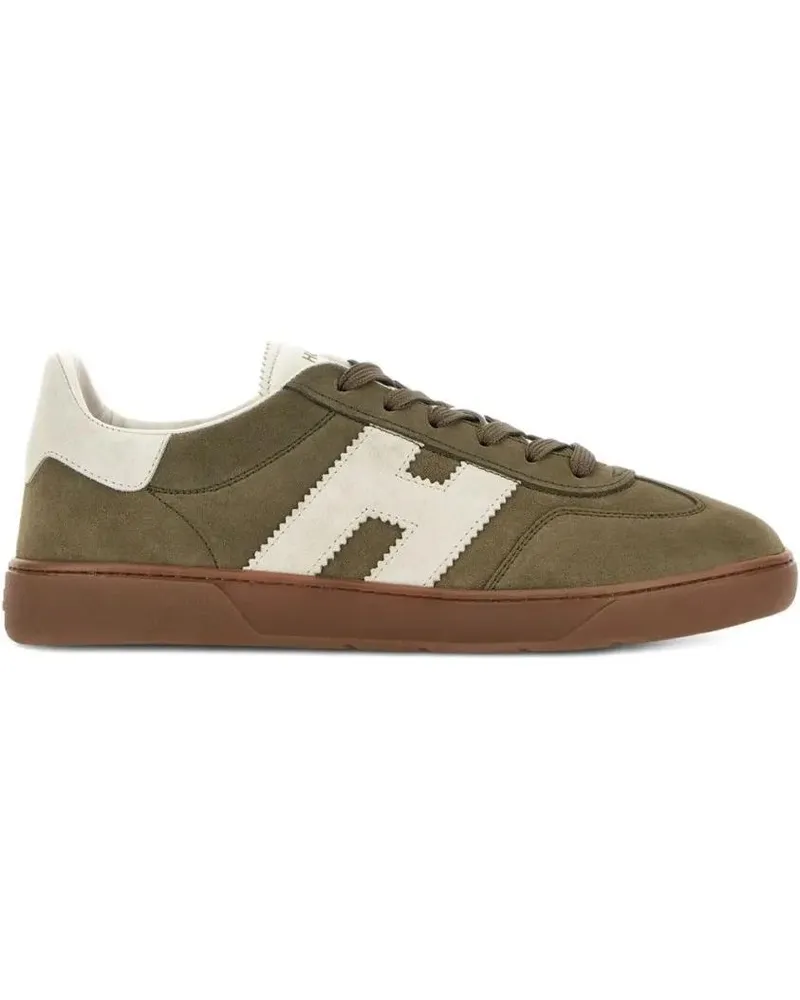 Hogan Low-Top Sneaker Moss Green Leather Sneakers braun Braun