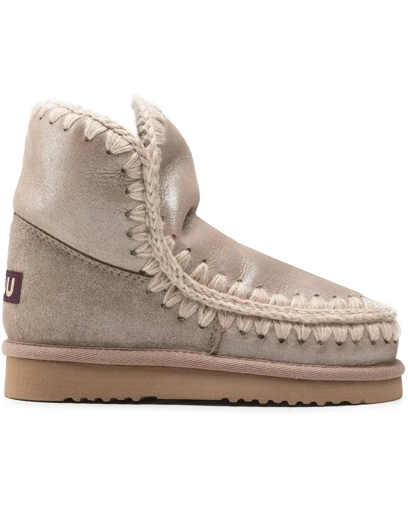 Mou Stiefel Boots Elephant Grey Microglitter grau Grau
