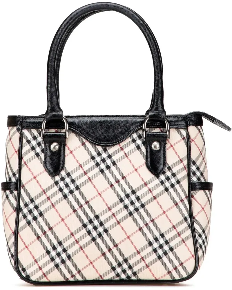 Burberry Crossbody Bags Nova Check Canvas Handbag braun Braun