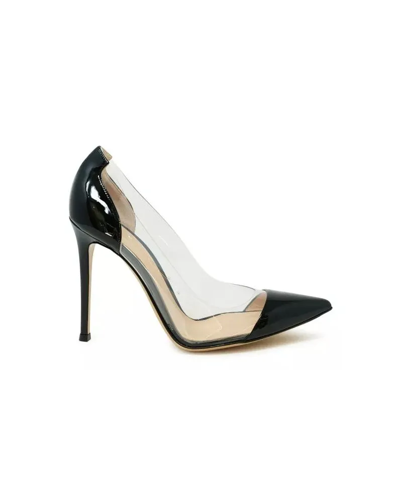 Gianvito Rossi Hohe Schuhe Black Patent Leather Pumps schwarz Schwarz