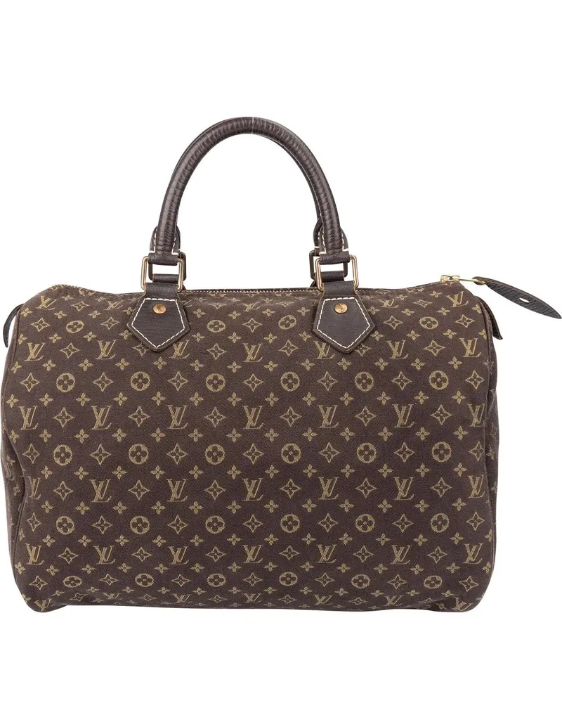Louis Vuitton Crossbody Bags  Mini Lin Monogram Speedy 30 Handbag braun Braun