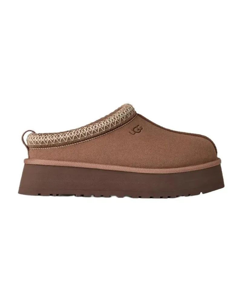 UGG Slipper & Pantoletten Suede Slip-On Shoes With Recycled Polyester Trim braun Braun