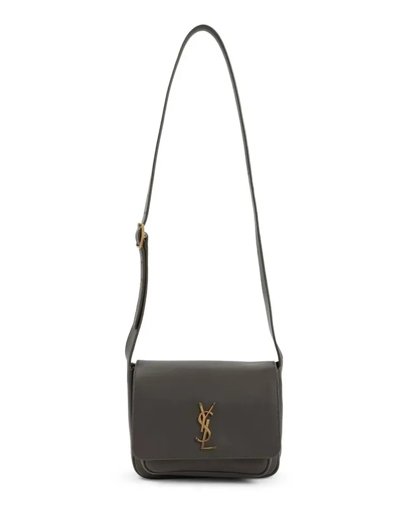 Saint Laurent Hobo Bags Light Musk Nappa Leather Shoulder Bag schwarz Schwarz