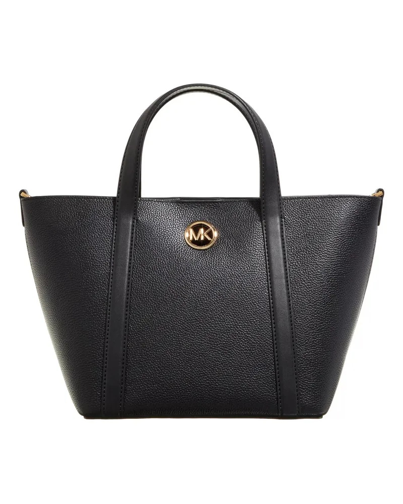 Michael Kors Tote Hadleigh Medium Double Handle Tote Messenger Schwarz