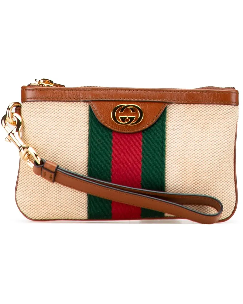 Gucci Kosmetiktaschen Canvas Ophidia Pouch braun Braun