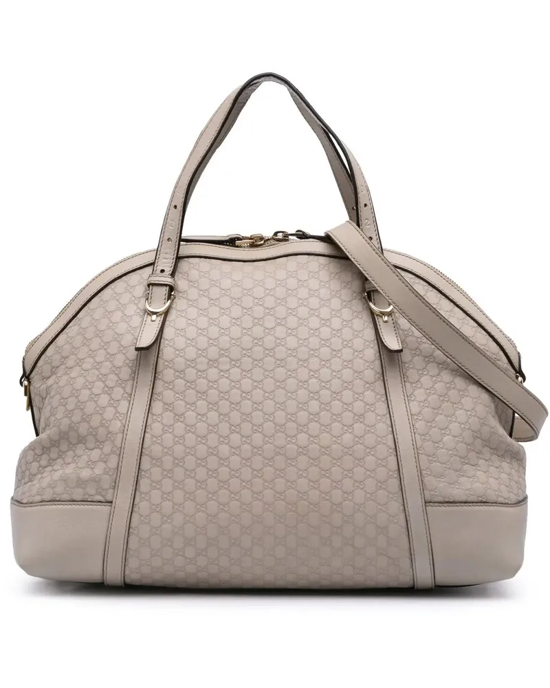 Gucci Hobo Bags Large Microssima Nice Dome Satchel weiß Weiß