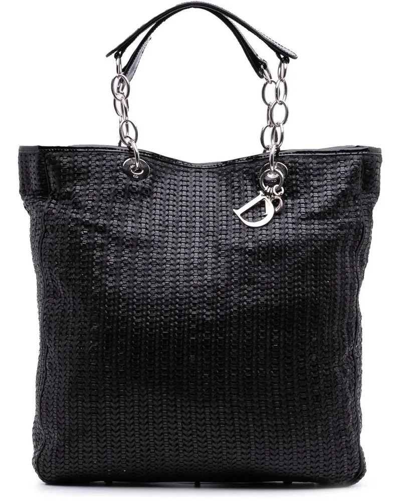Dior Shopper Large Woven Lambskin Lady Dior Soft Shopping Tote schwarz Schwarz