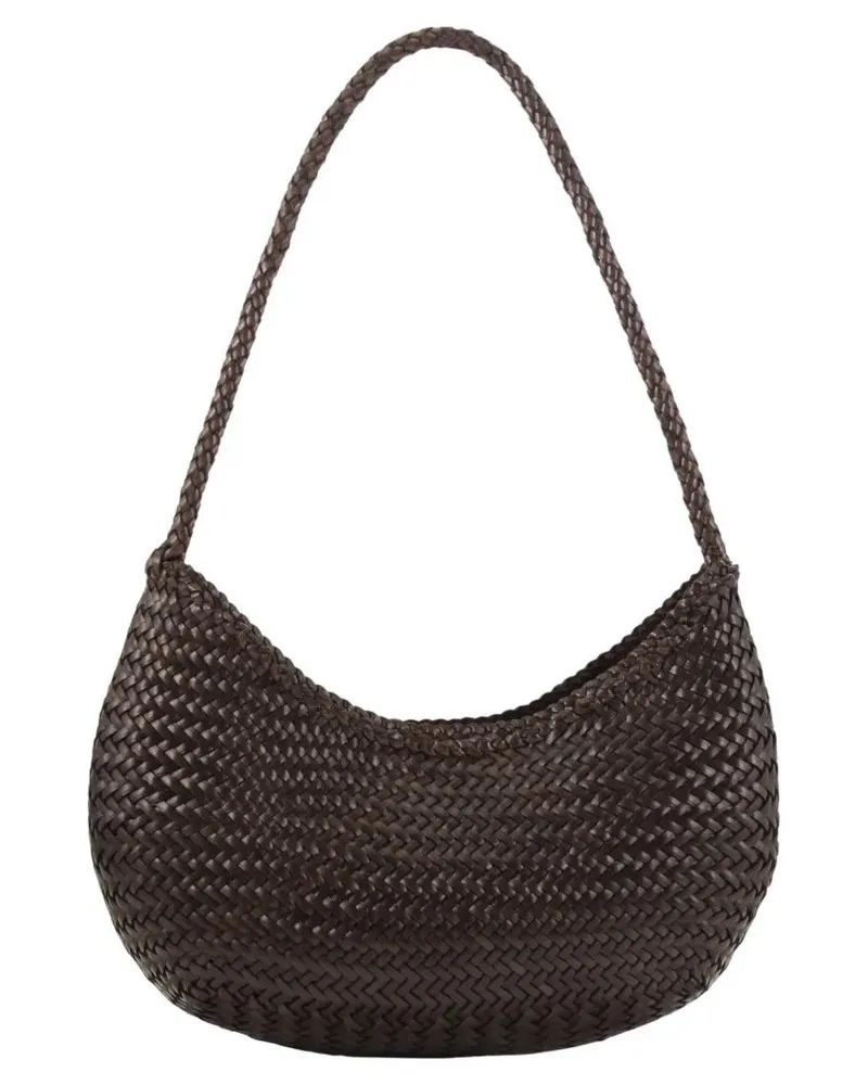 Dragon Diffusion Hobo Bags Nova Luna - Woven Leather Bag schwarz Schwarz