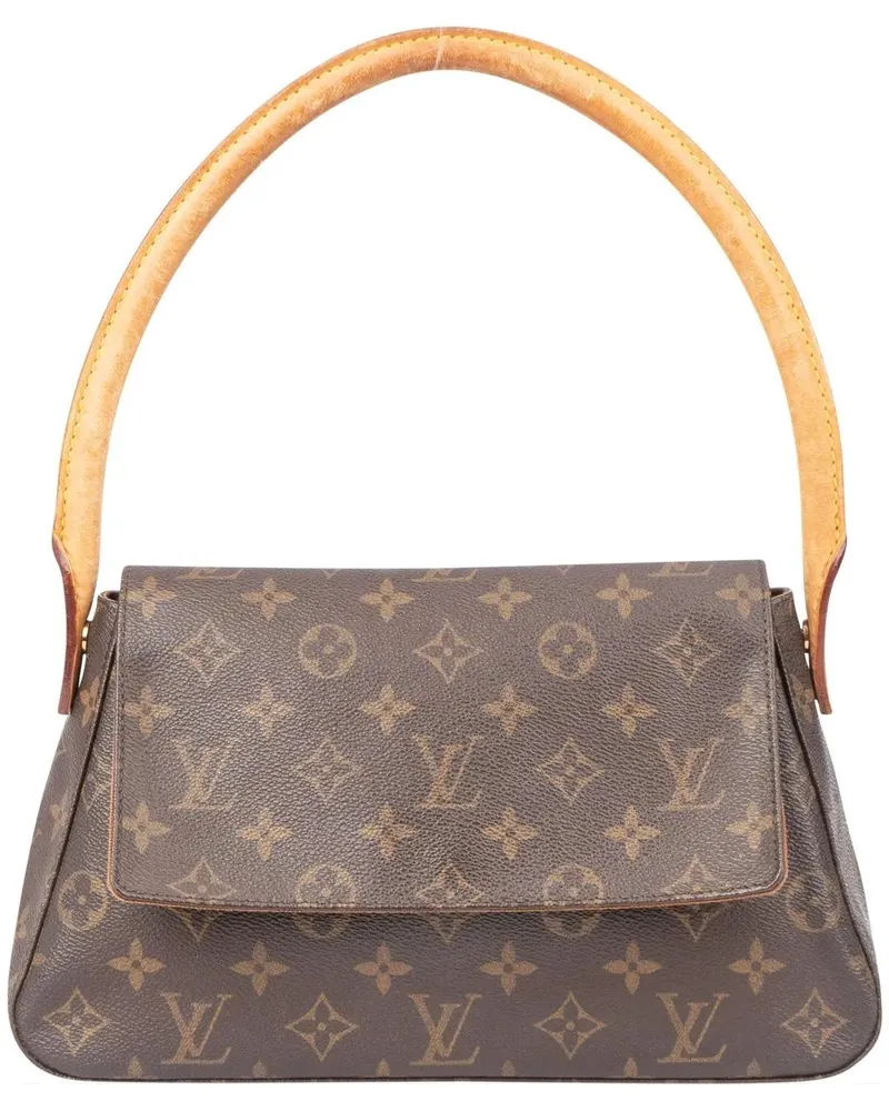 Louis Vuitton Crossbody Bags  Canvas Monogram Looping PM Handbag braun Braun