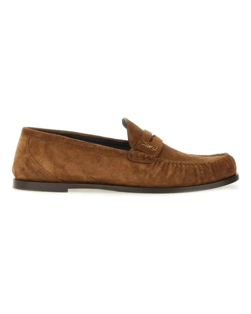 Saint Laurent Loafer Suede "Laurent" Moccasin braun Braun