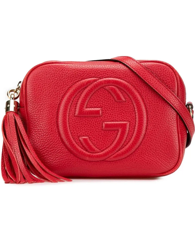 Gucci Hobo Bags 2000-2015 Leather Soho Disco Crossbody rot Rot