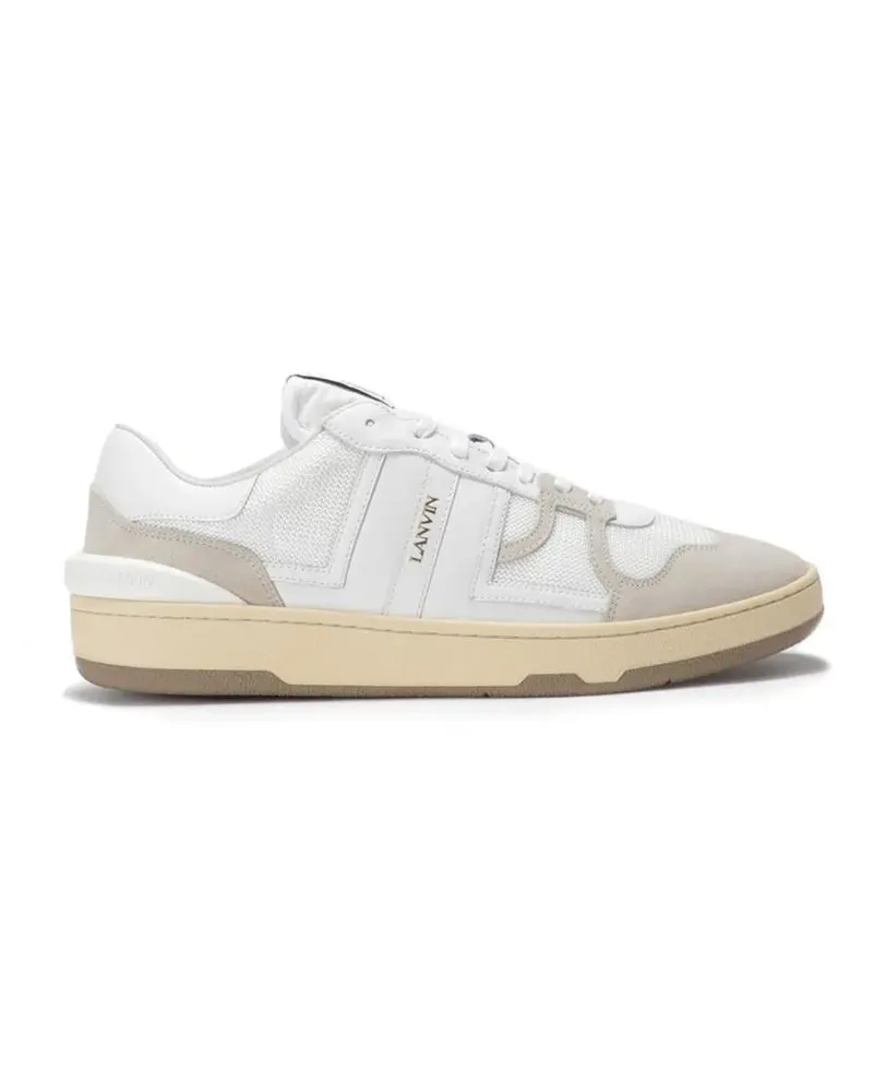Lanvin Low-Top Sneaker White Suede Clay Sneakers weiß Weiß
