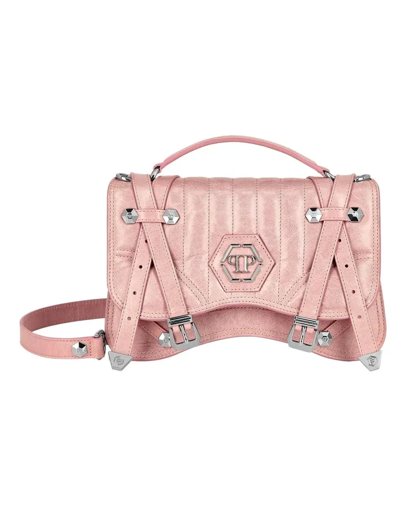 Philipp Plein Crossbody Bags Henkel Tasche Hexagon beige Beige