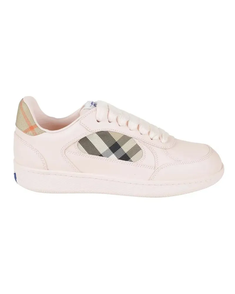 Burberry Low-Top Sneaker Beige Check Pattern Sneakers With Textured Sole beige Beige