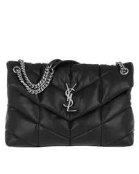 Saint Laurent Crossbody Bags LouLou Monogram Shoulder Bag M Leather Schwarz