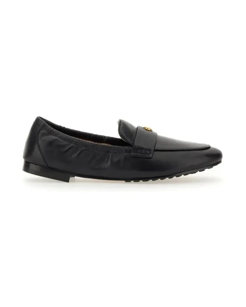 Tory Burch Moccasin Ballerina schwarz Schwarz