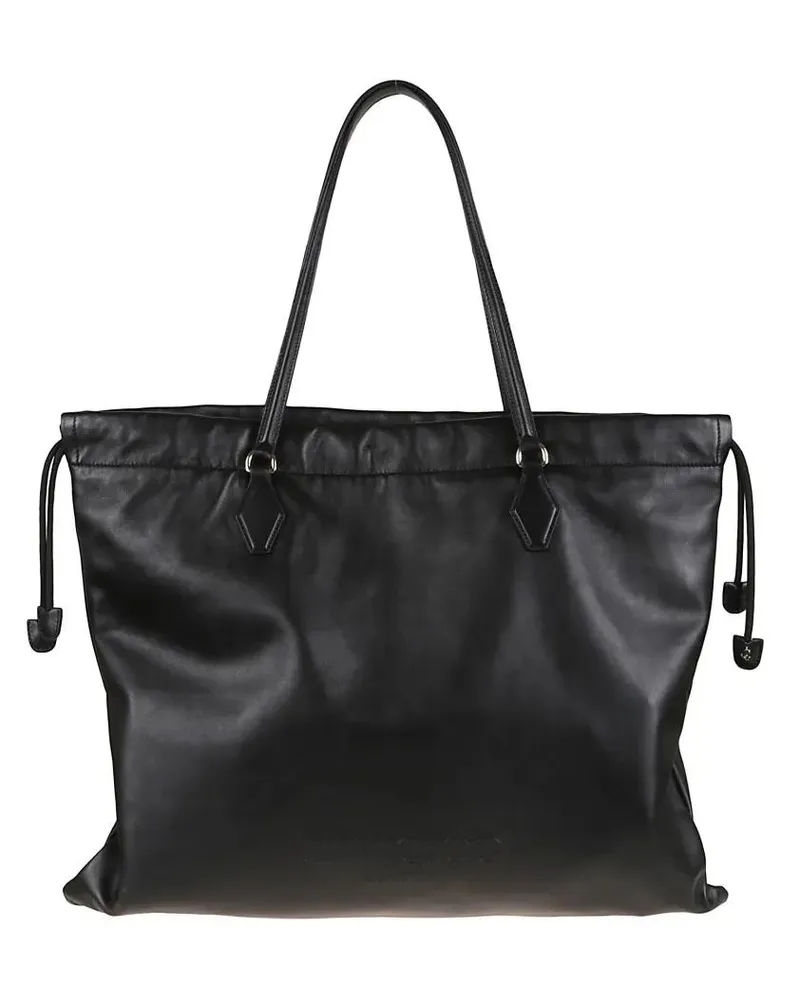 Jimmy Choo Shopper & Totes Soft Nappa Drawstring Tote With Elegant Embellishm schwarz Schwarz