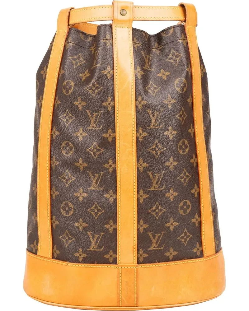 Louis Vuitton Crossbody Bags  Canvas Monogram Randonnee Backpack braun Braun