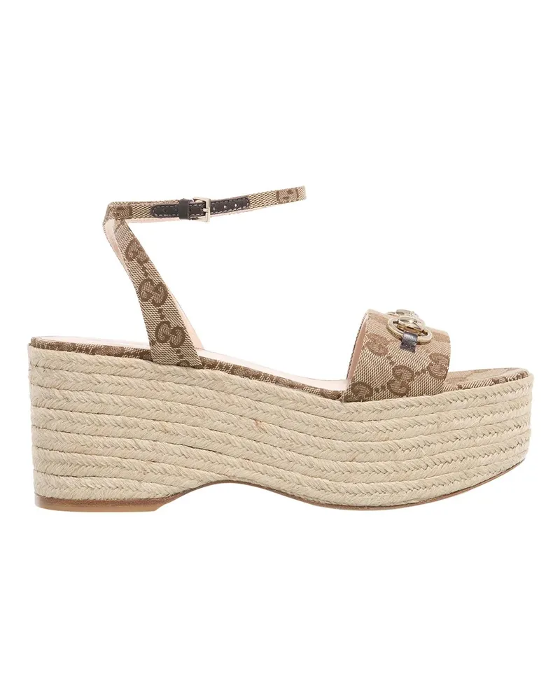 Gucci Sandalen Sandal Horsebit beige Beige