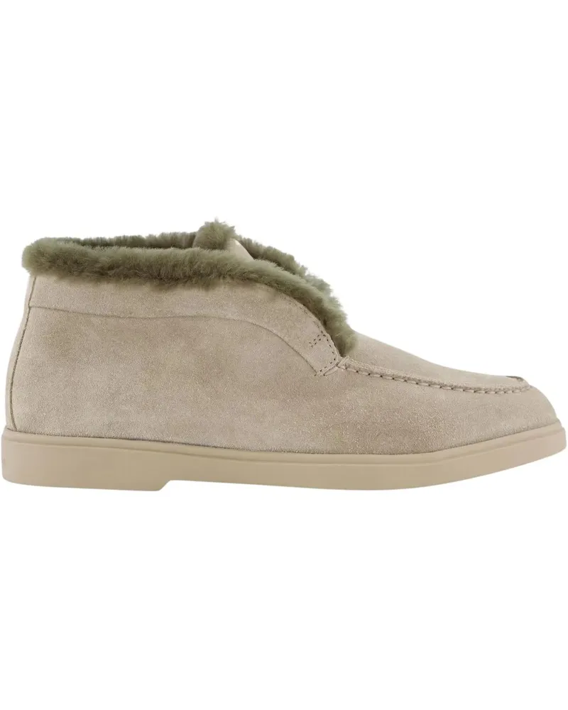 Santoni Stiefel Dames Fortune Donna Fur Bruin braun Braun