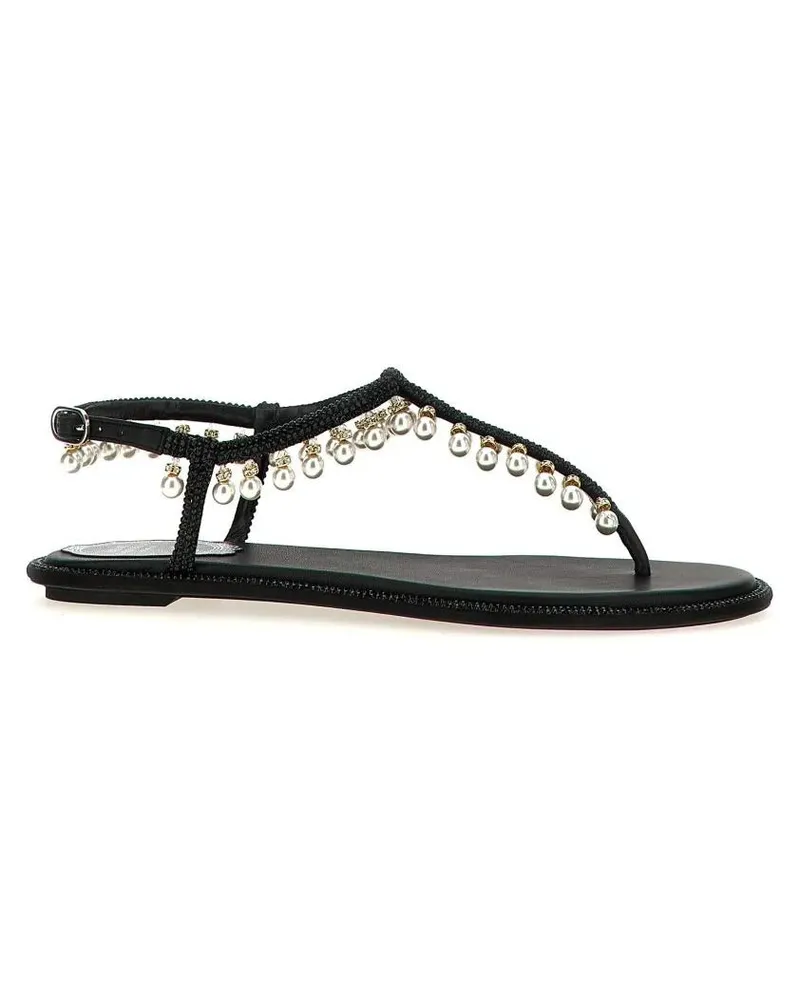 René Caovilla Sandalen 'Diana' Sandals schwarz Schwarz