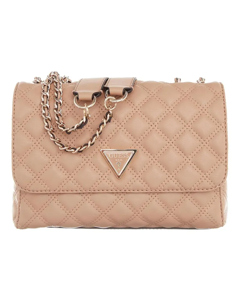 Guess Hobo Bags Giully 2 Cmprtmnt Cnvrtble Flp braun Braun